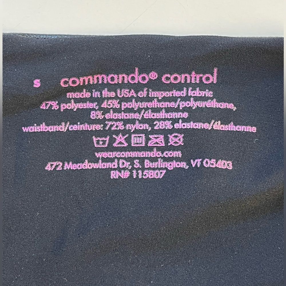 Commando Faux Leather Biker Short small - Picture 6 of 7